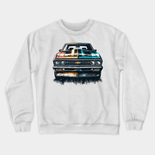 Chevrolet El Camino Crewneck Sweatshirt by Vehicles-Art